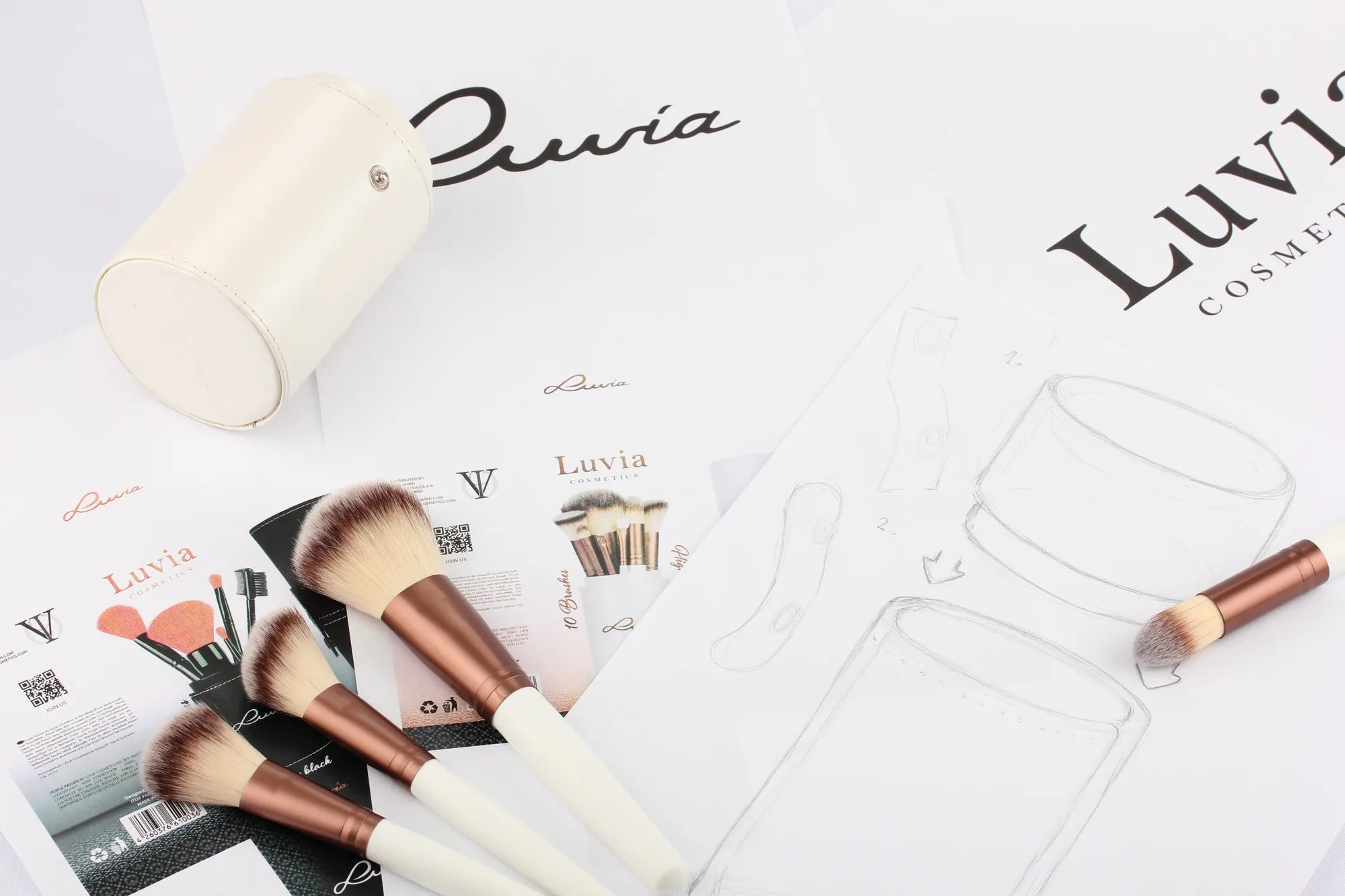 Frühe Prime Vegan Skizzen und Produktideen