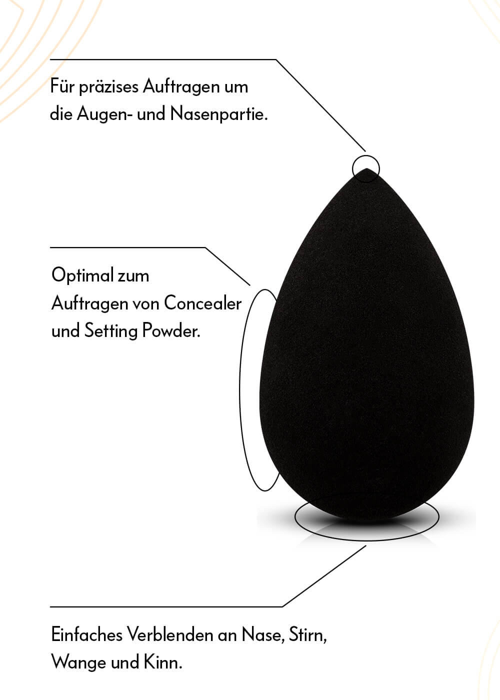 4 Mini Make-up Sponges