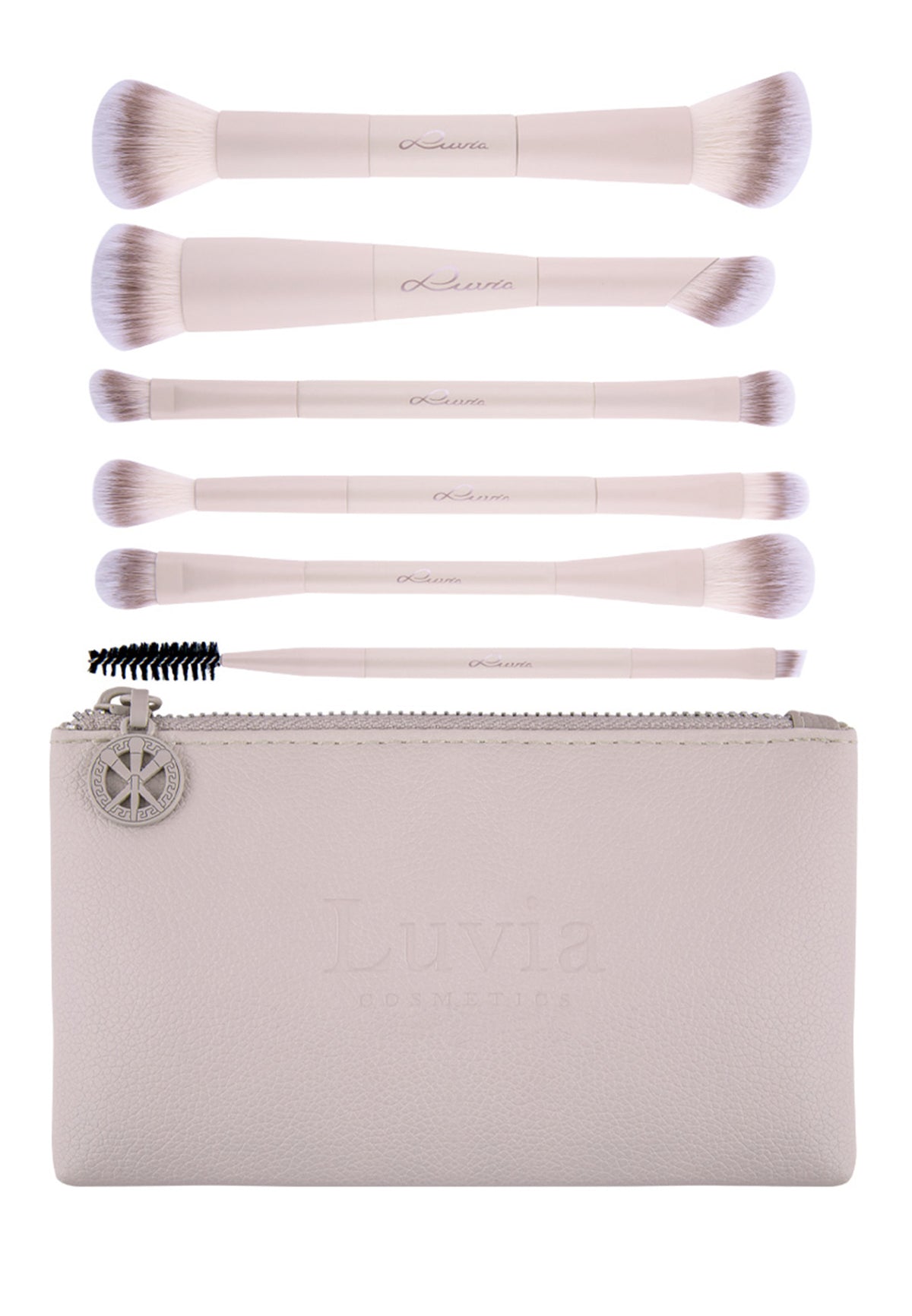 Duo Voyage Nude Aura | Reise Make-up Pinselset