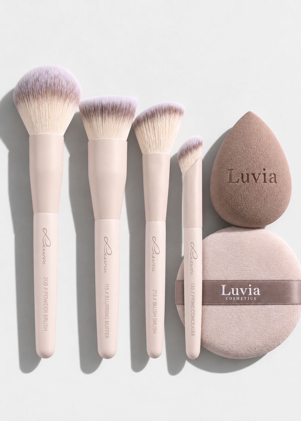 Nude Aura - Complete Face Set | Make-up Pinselset