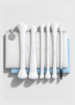 Duo Voyage Blue Horizon | Travel Makeup Brush Set