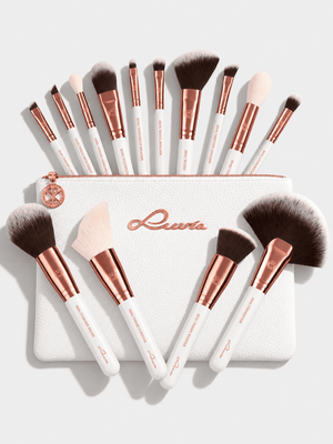 Essential Brushes Feather White | Makeup Brush Set