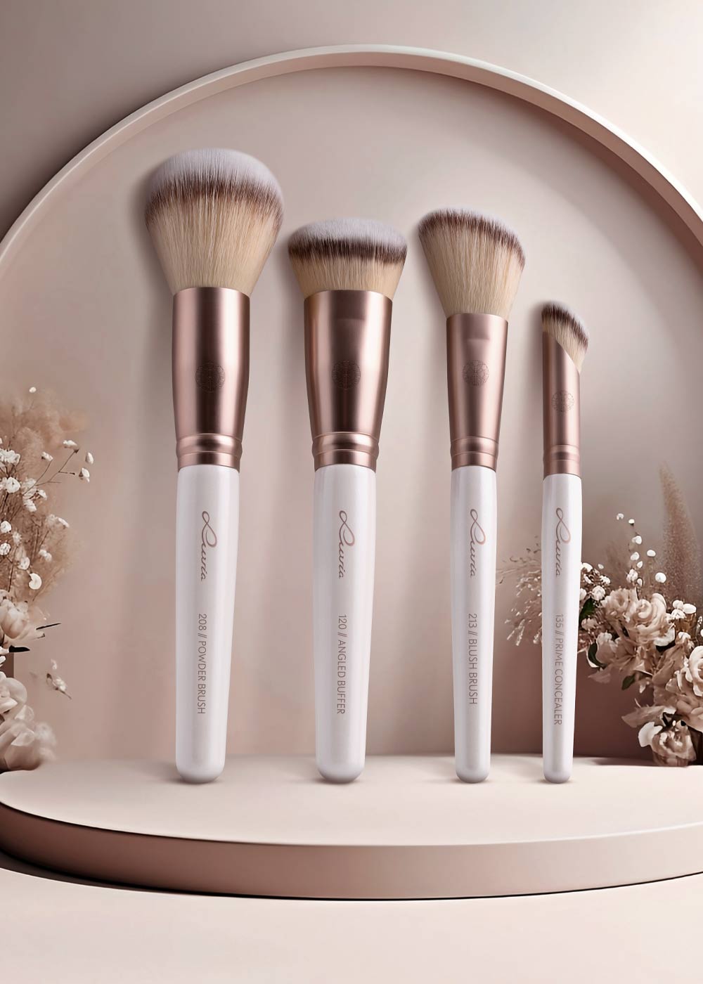 Luvia Cosmetics BRUSH SET - Set de brosses à maquillage - golden