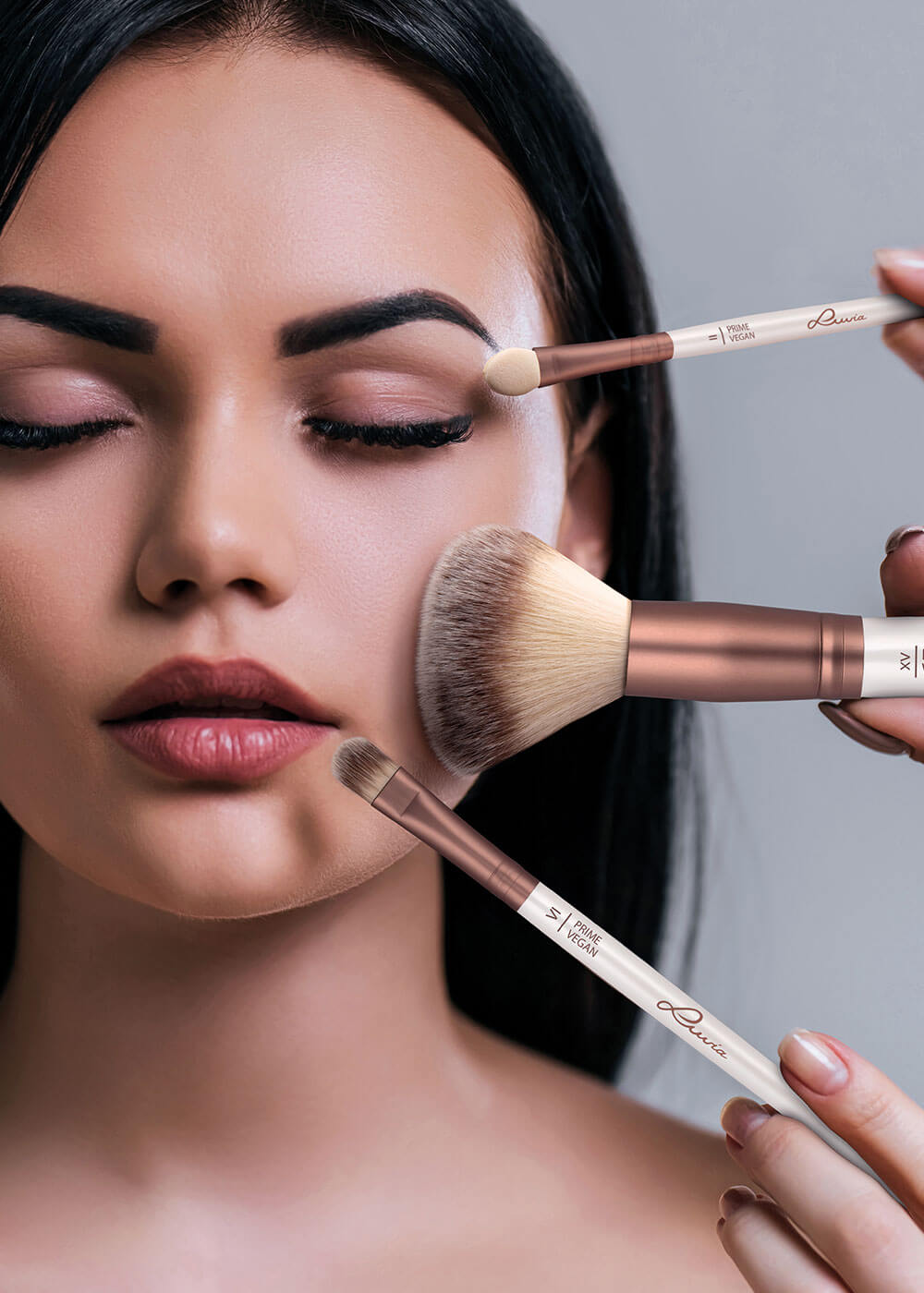 Prime Vegan – Luvia Cosmetics | Make-Up-Pinsel