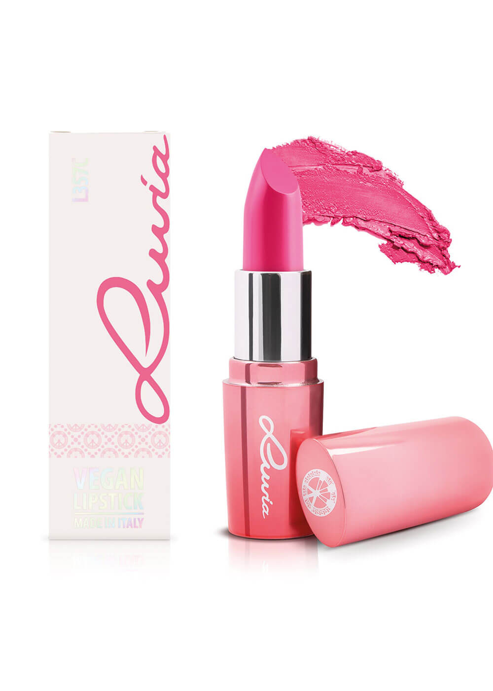 Vegan Lipstick - Hot Rose