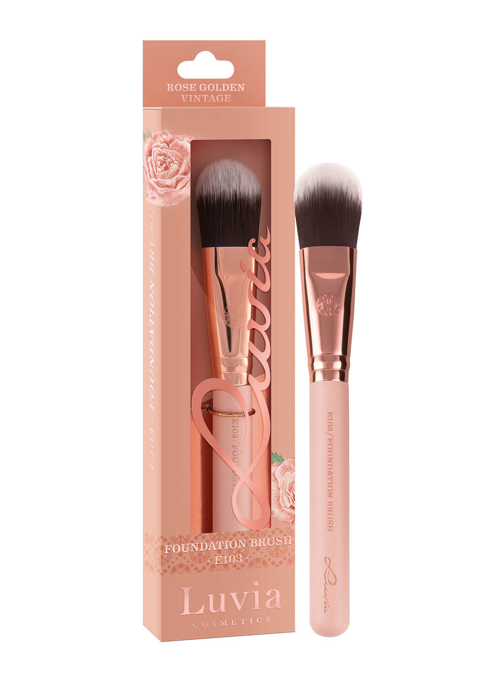 E103 Foundation Brush – Luvia Cosmetics