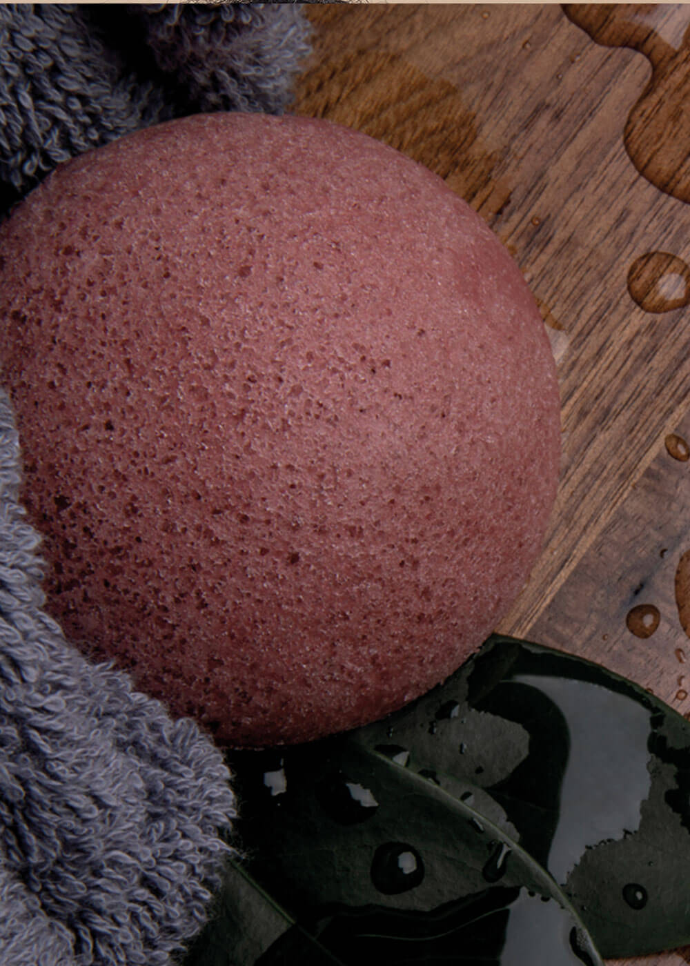 Konjac Schwamm Set - Red Clay