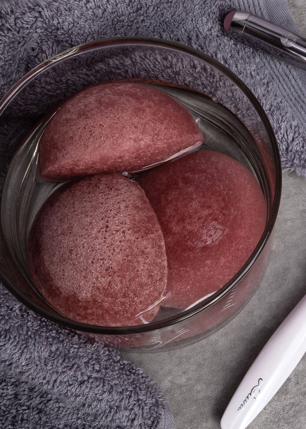 Konjac Schwamm Set - Red Clay