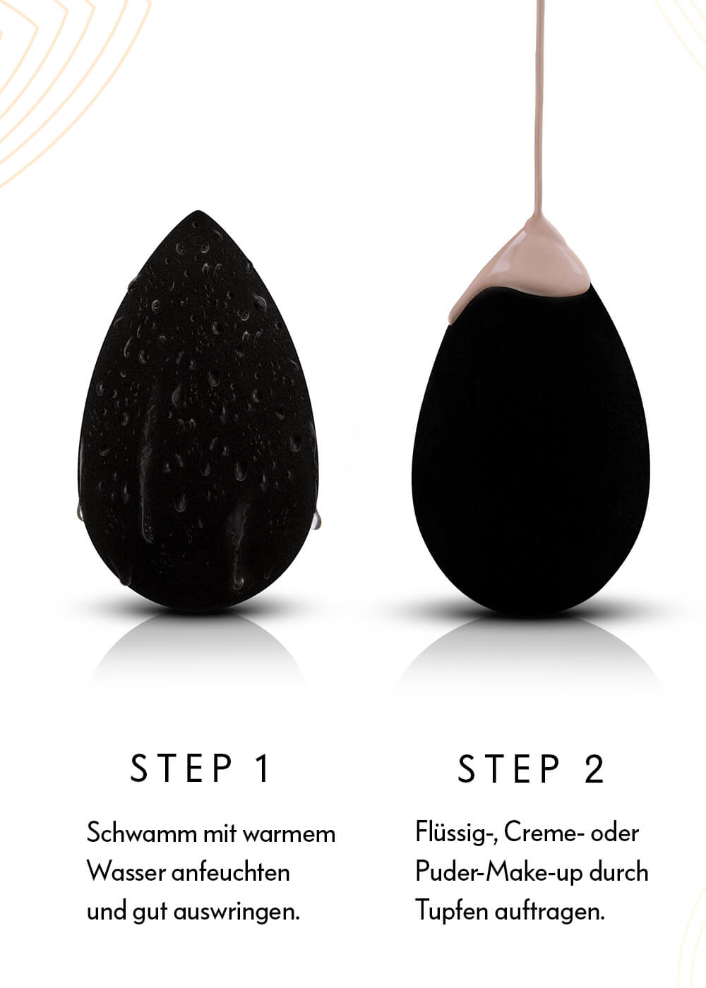 4 Mini Makeup Sponges