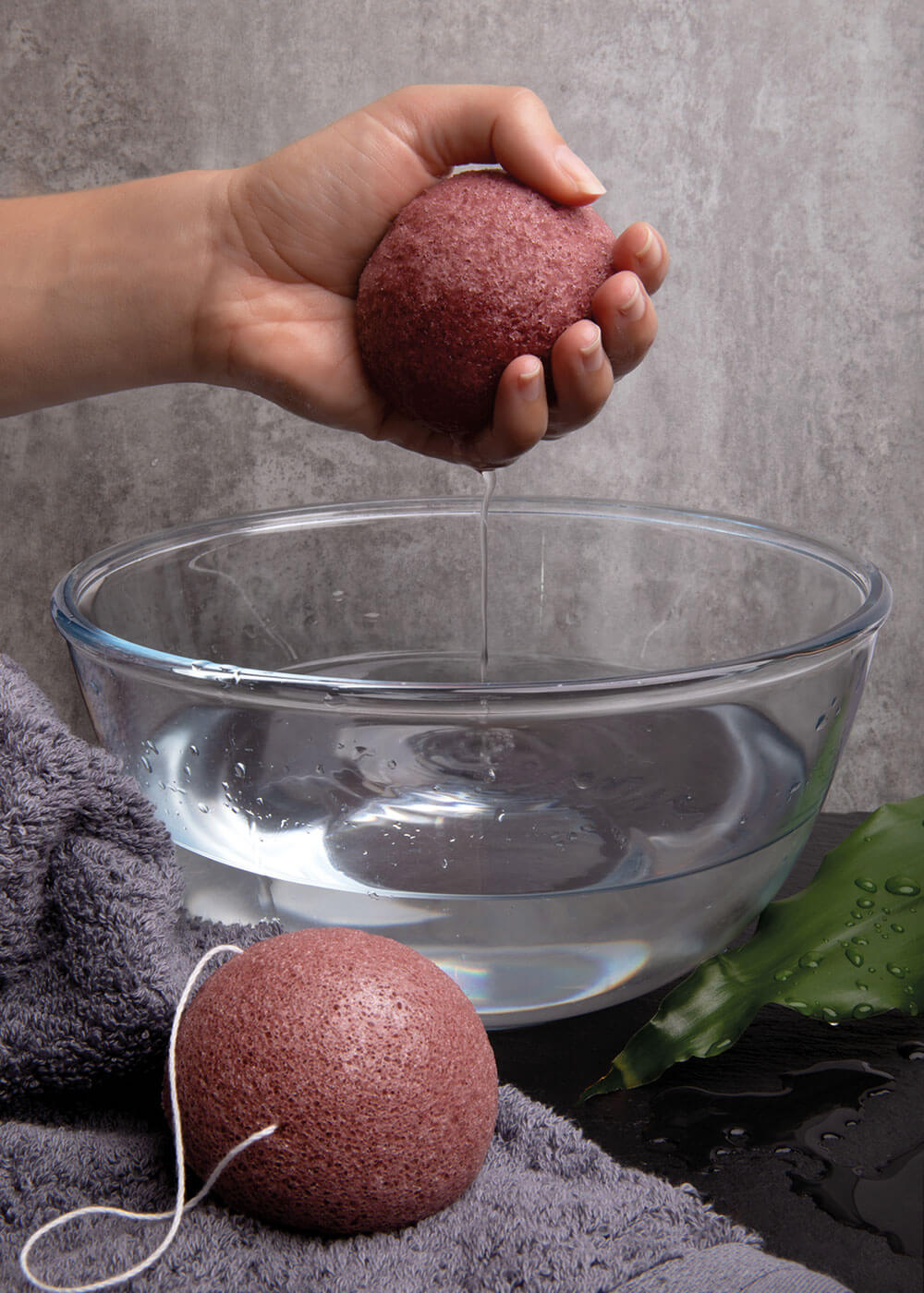 Konjac Schwamm Set - Red Clay