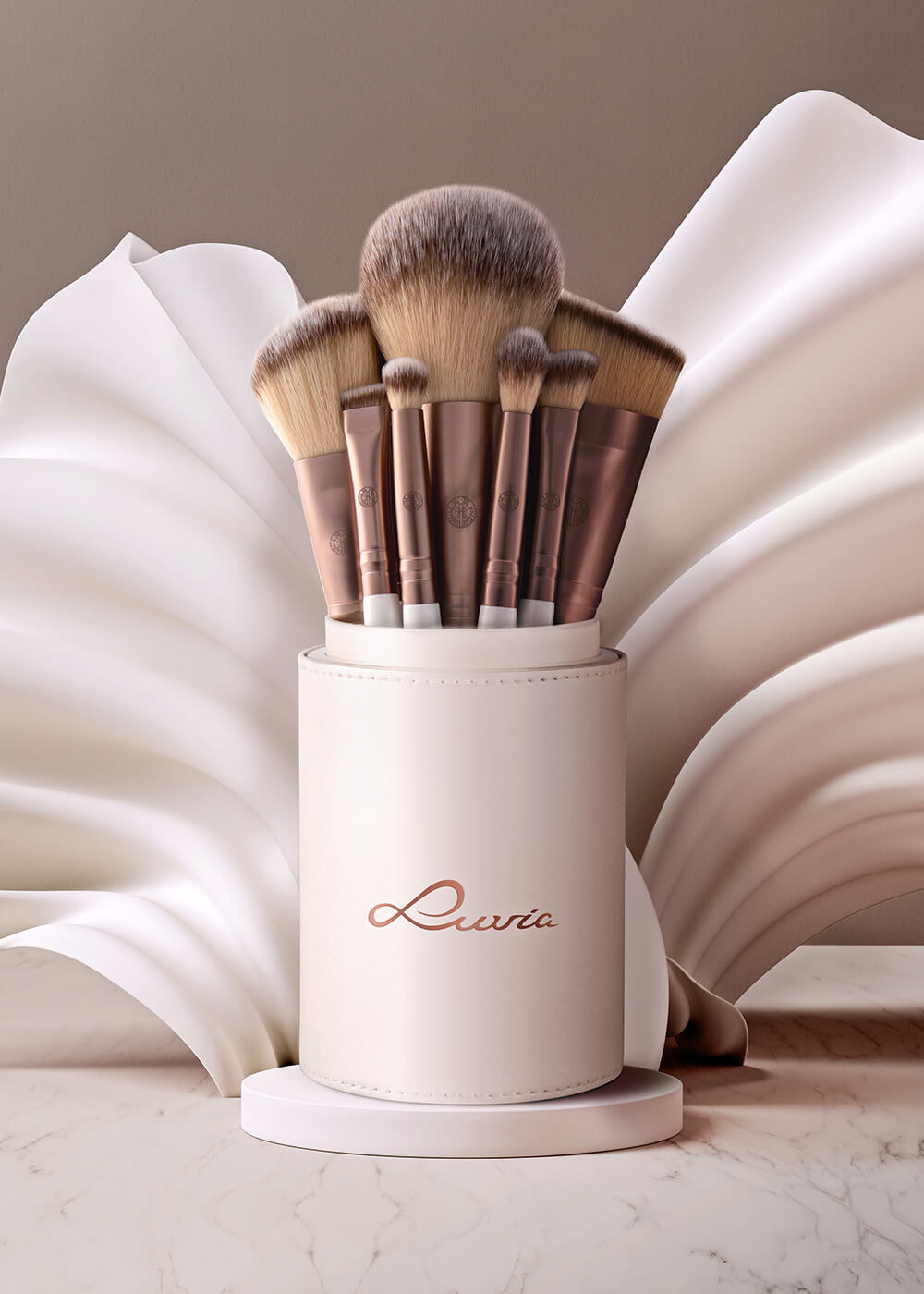 Jean Louis David Lidschatten-Pinsel Pro HD #21 – Vegan, Synthetische Borsten, Aus Recyceltem Kunststoff – Für Präzises Make-up